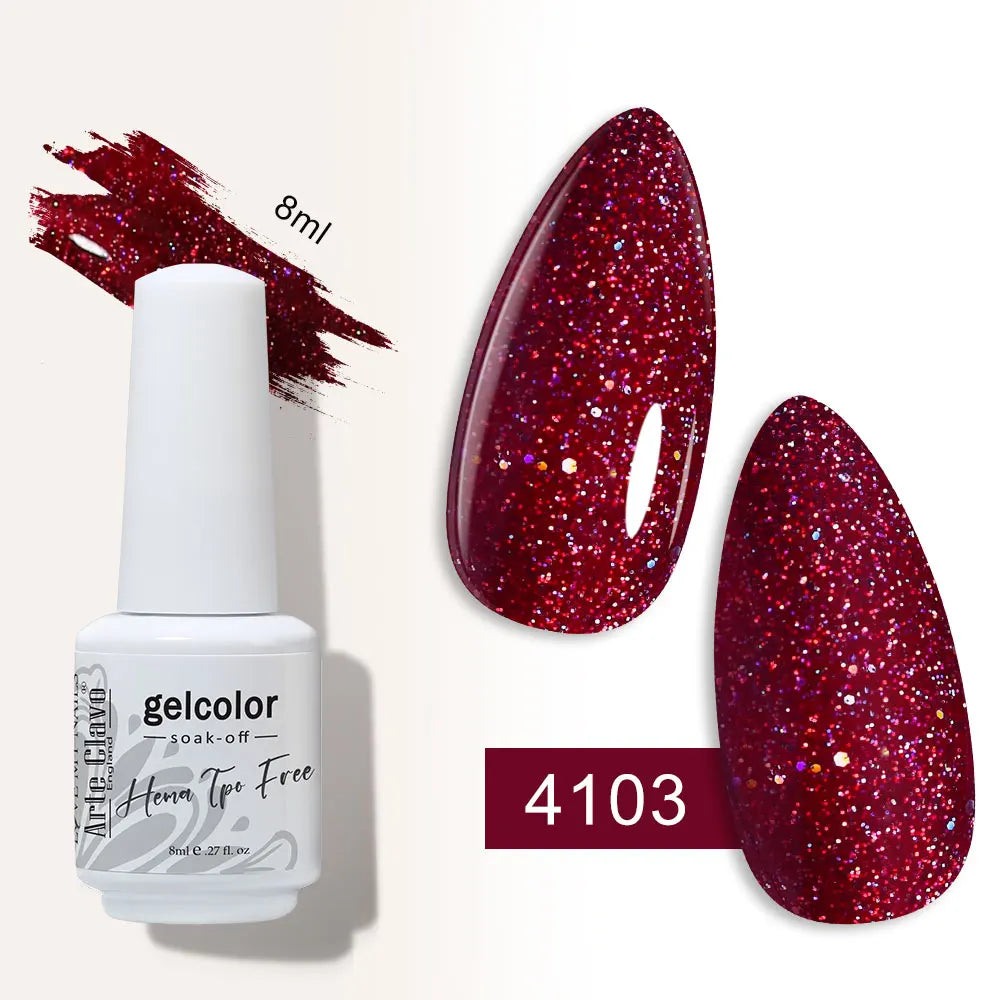 Arte Clavo Semi-permanent Gel Nail Varnish 180 Colors Semipermanent