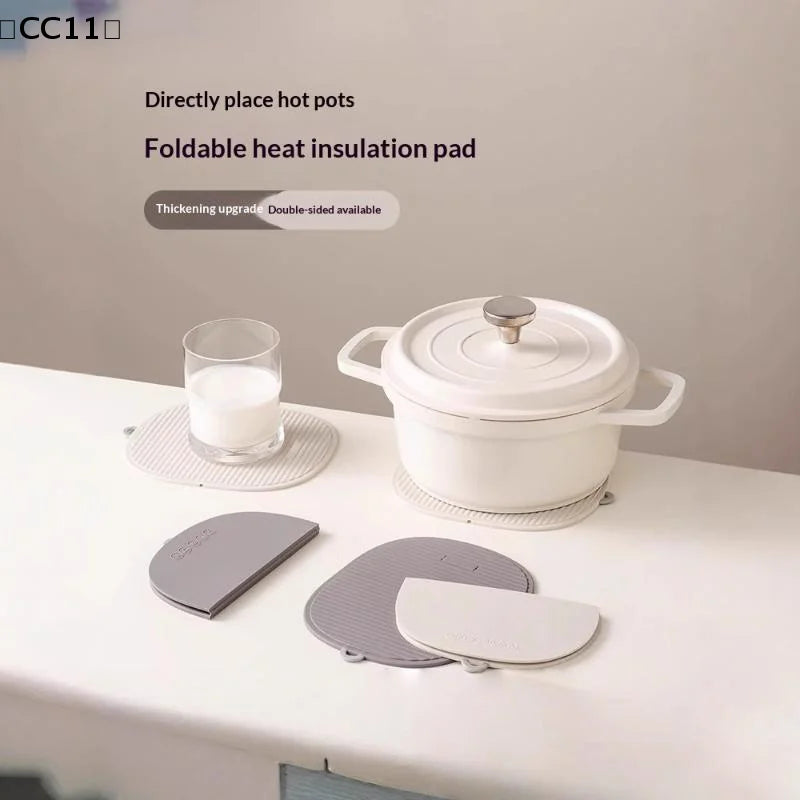 Silicone Trivet Mats Pot Holders Pots Pans Heat Resistant Counter Qme