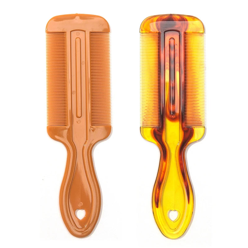 Double Sided Head Lice Comb Handle Fine Tooth Flea Removal Hair Qme