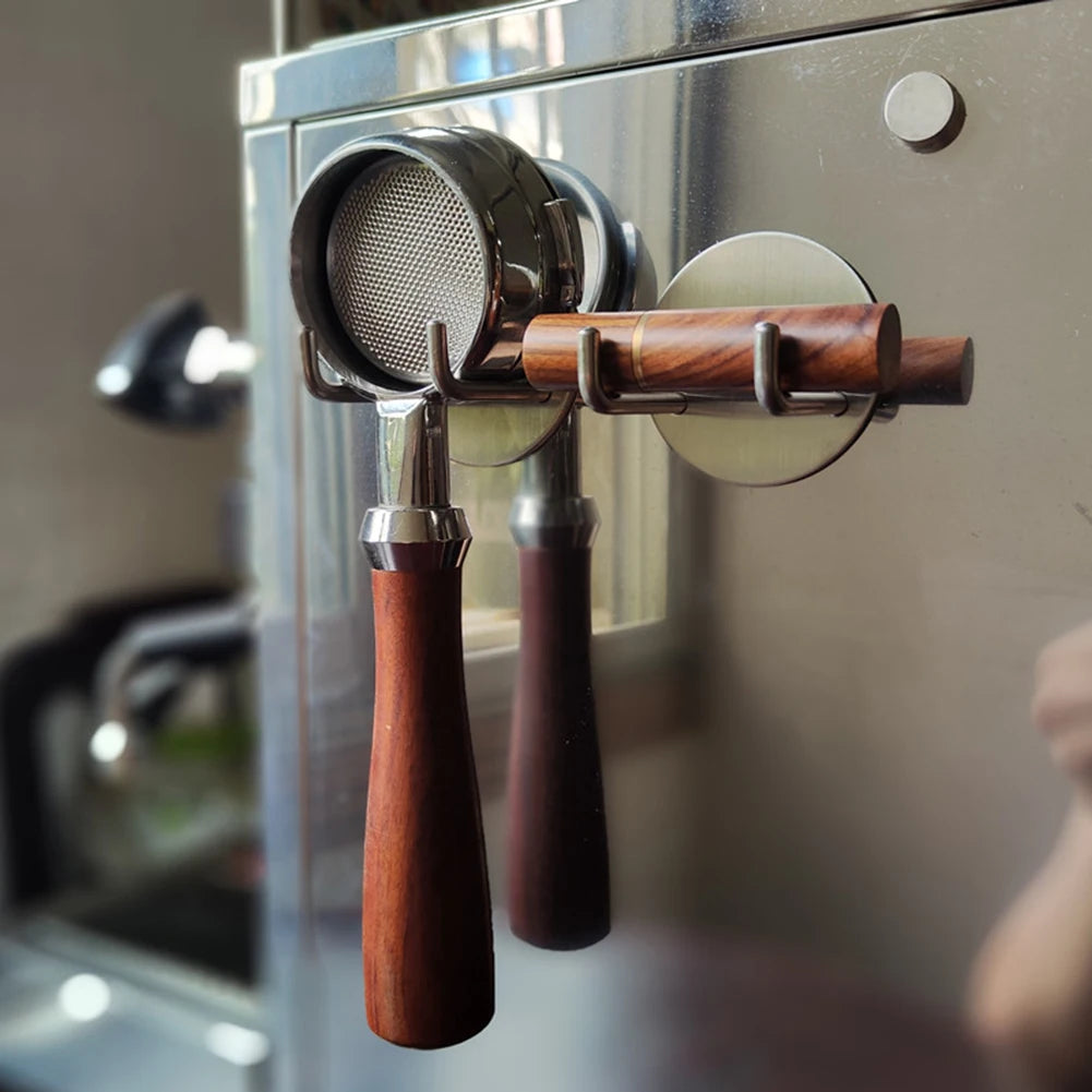 Coffee Bottomless Portafilter Wall Rack Self-adhesive Handle Hanger Qme