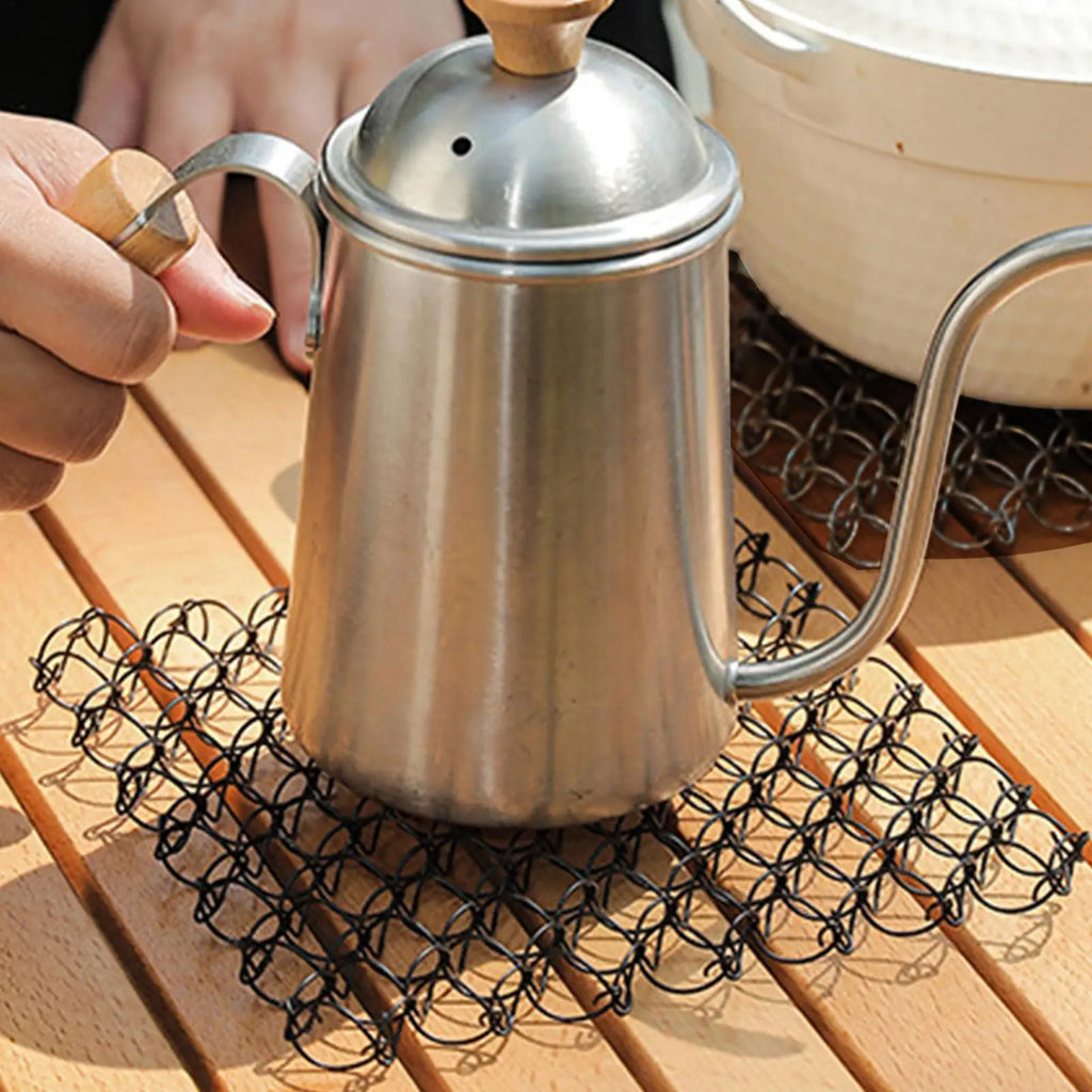 Trivets Dishes Stainless Steel Heat Resistant Coaster Decoration Qme