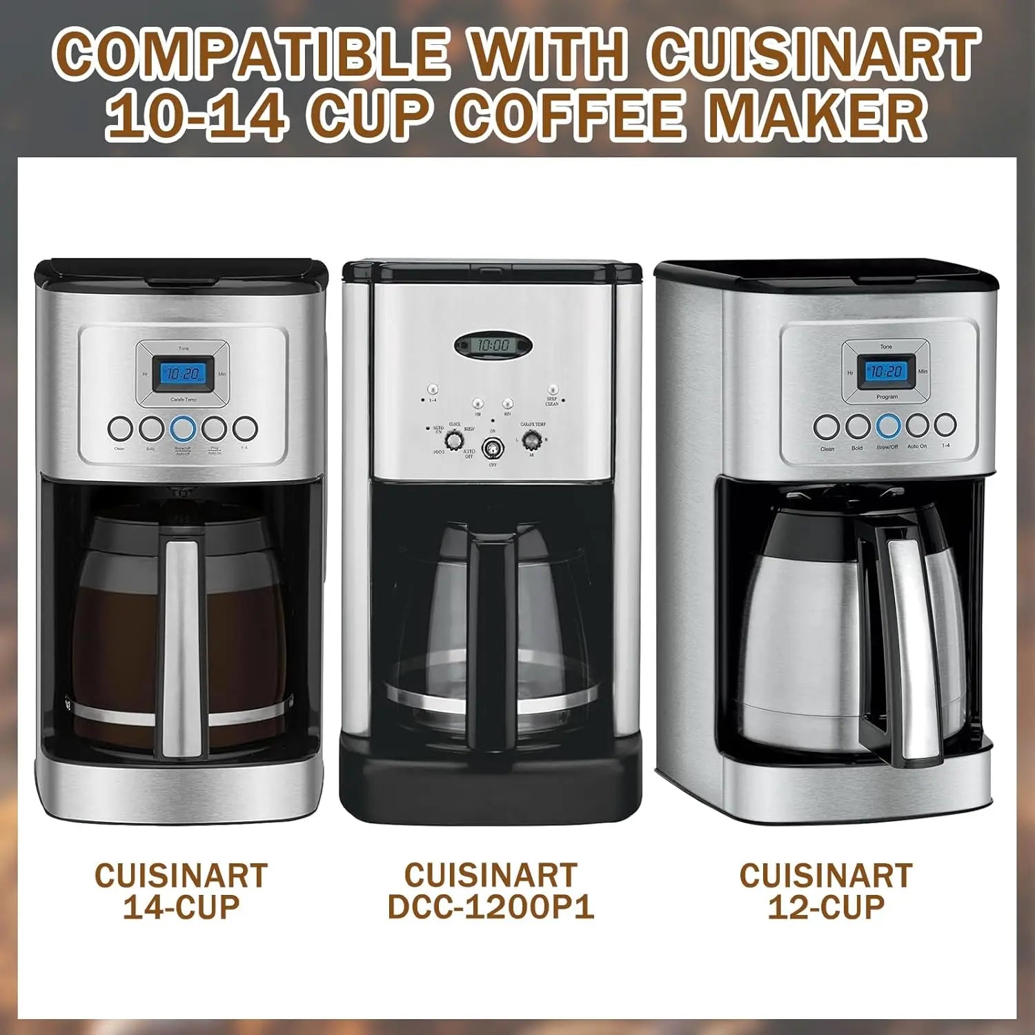 Reusable Coffee Filter Cuisinart Maker 304 Stainless Steel Replaceme Qme