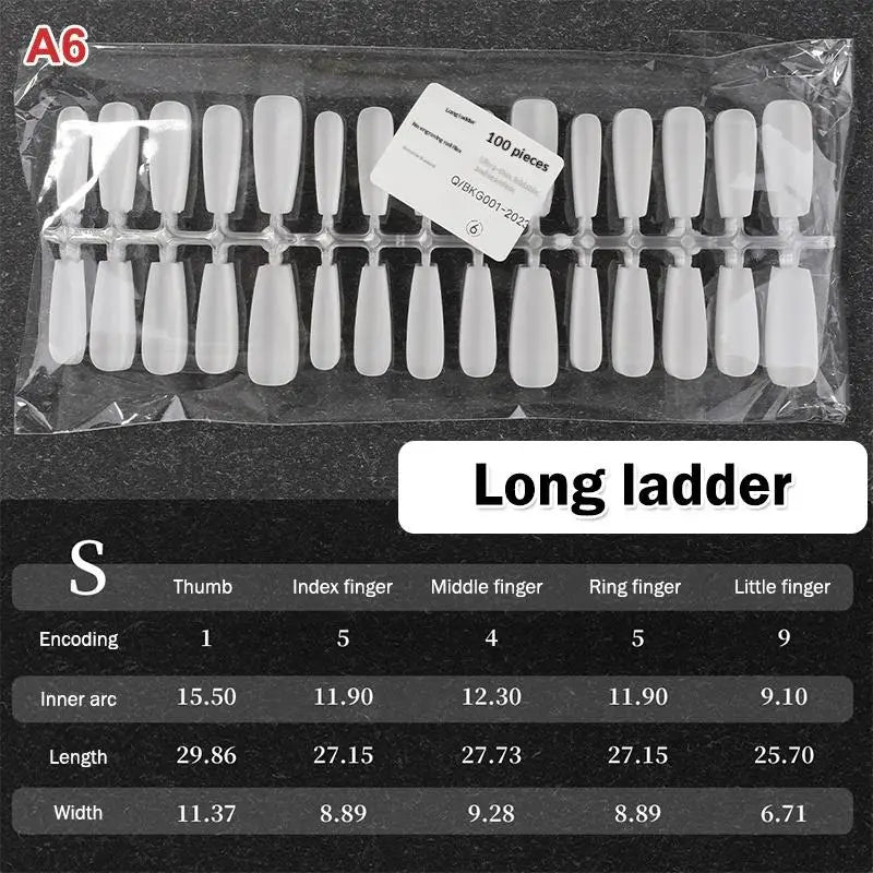Nail Salon Matte False Tips Box Easy Wear Press Nails Home Manicure