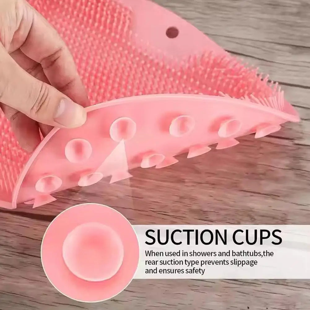 Foot Rubbing Back Rubbing Artifact Bathroom Massage Bath To Remove Dead Skin Feet Dirt Wash Silicone Bathtub Non-Slip Bath Mats Qme
