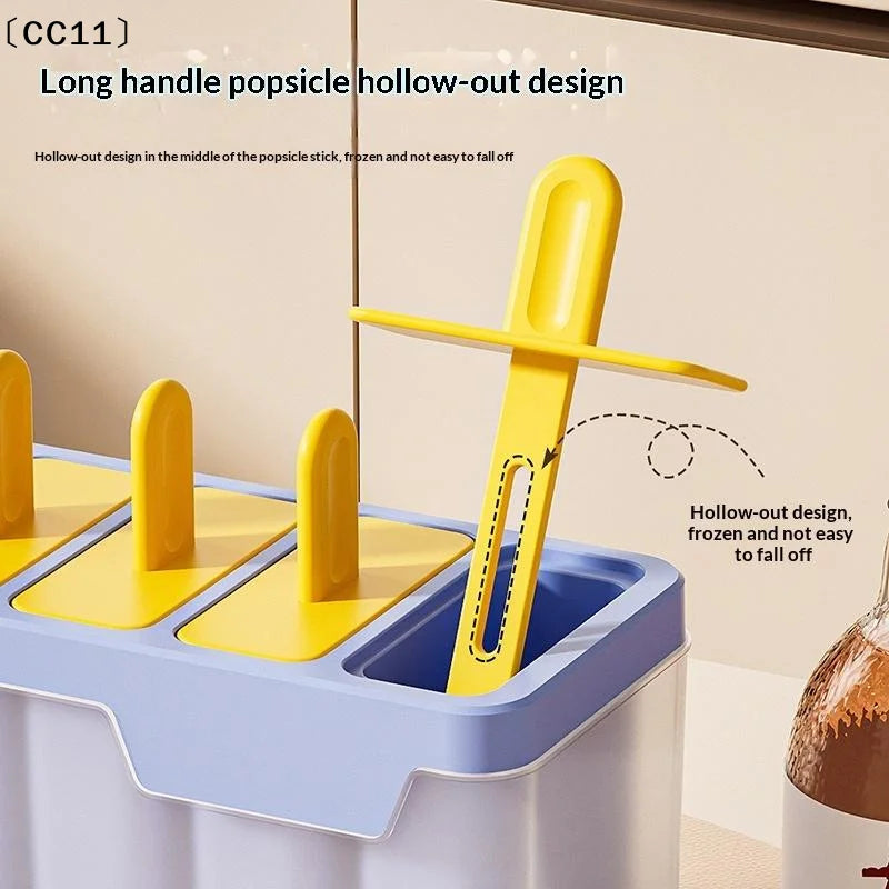 Popsicle Sorbet Mold Food Grade Household Making Abrasive Tools Lid Qme