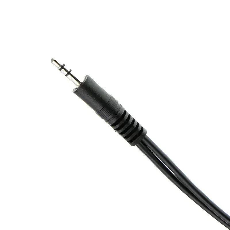 6.35mm 3.5 Mm Stereo Audio 2 Female To 1 Male Cable Adapter Y-Splitter, Earphone Microphone Plug, Headphones Hot Splitter Ja Qme