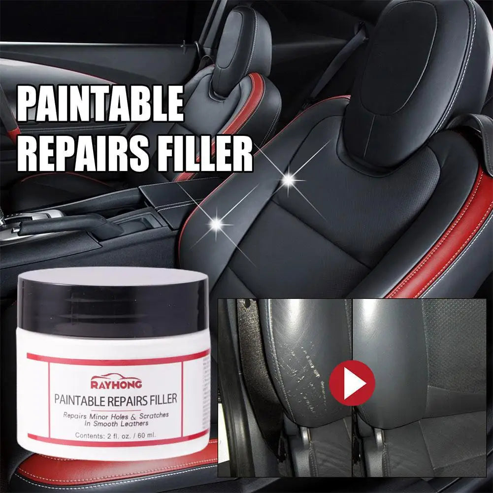 Auto Leather Restoring Paste Car Seat Scratch Refurbishment Damage Qme