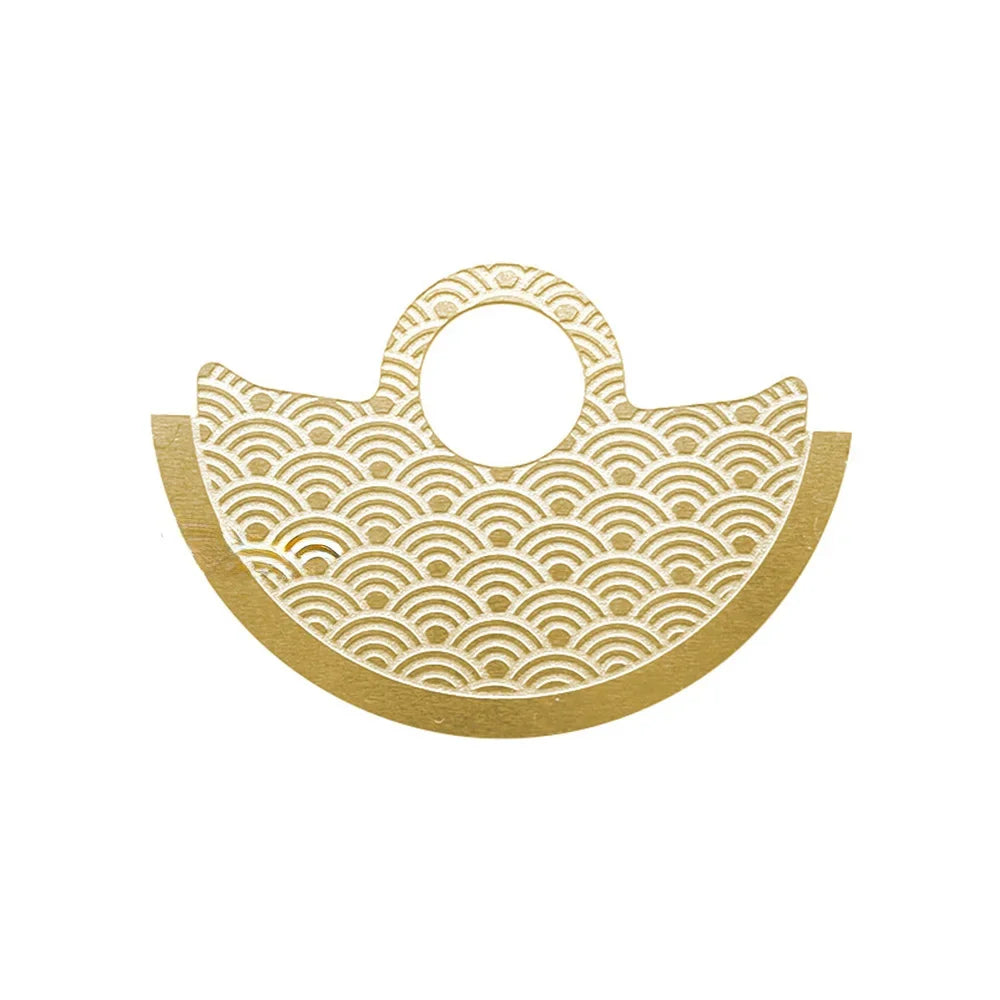 Wave Pattern NH35 Automatic Hammer Rotor Metal Patch Fits 4R35 4R36 NH35 NH36 Movement SKX007 Watch Movt Retrofit Parts Qme Gold