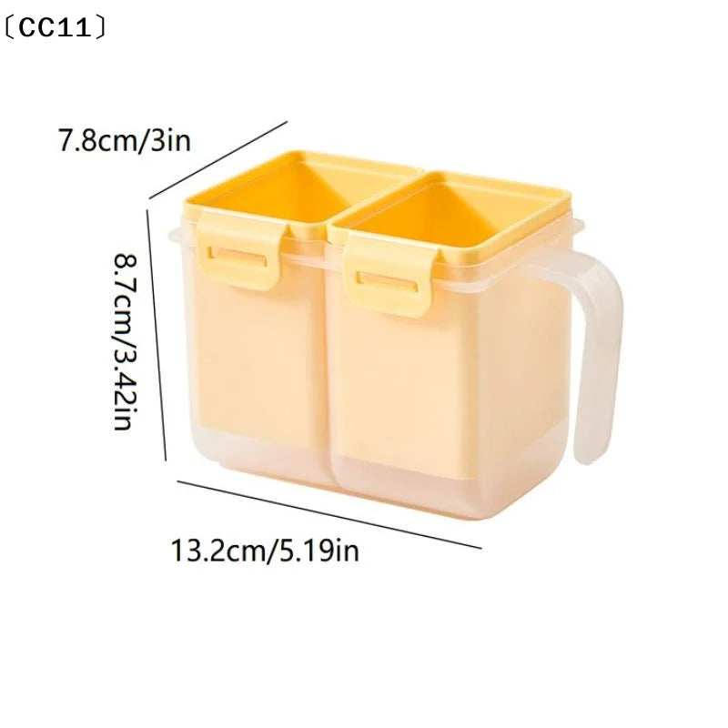 Microwave Tamagoyaki Mold Cups Double Compartments Easy Release Qme
