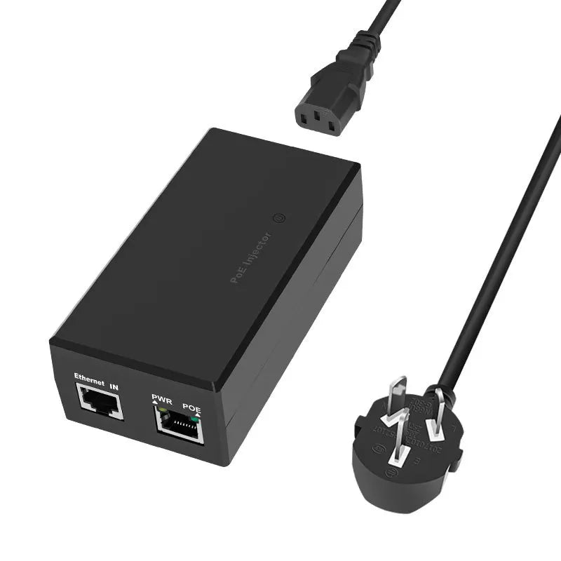 POE Power Supply 24V/48V 0.5A/1A Module 65W/90W High Power for Network Cameras Security Systems Qme 48V 0.5A 1000Mbps