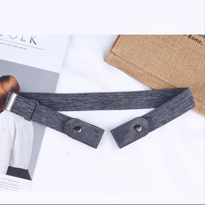 Buckle-free Elastic Invisible Belt Jeans Without Buckle Easy Belts Qme A4 60-95cm China Mainland