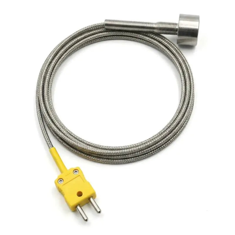 1250 °C Degree High Temperature Sensor Thread EGT Stainless Steel Probe K Type 1m Thermocouple Tube Temperature Controller Qme 1 M