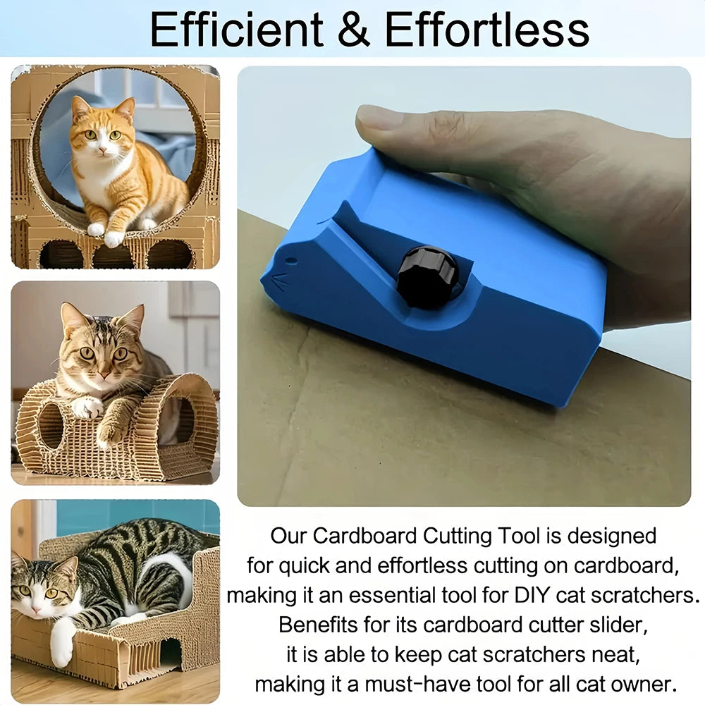 Cardboard Cutting Machine Cat Scratchers Homemade Cardboard Cutter 3D Printing Strip Stripper Plastic Handicraft DIY Home Tools Qme