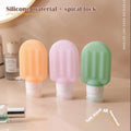 Convenient Leakproof Travel Soft Silicone Squeeze Dispensing Bottle Qme 3x90ml