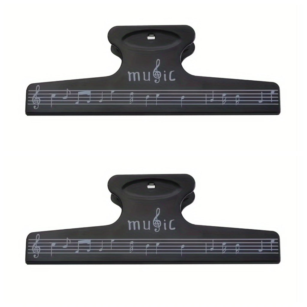 Music Note Sheet Music Clip Plastic Page Holder Clamp For Piano Guitar Players Song Book Fixing Clip Musical Instrument Qme 2pcs