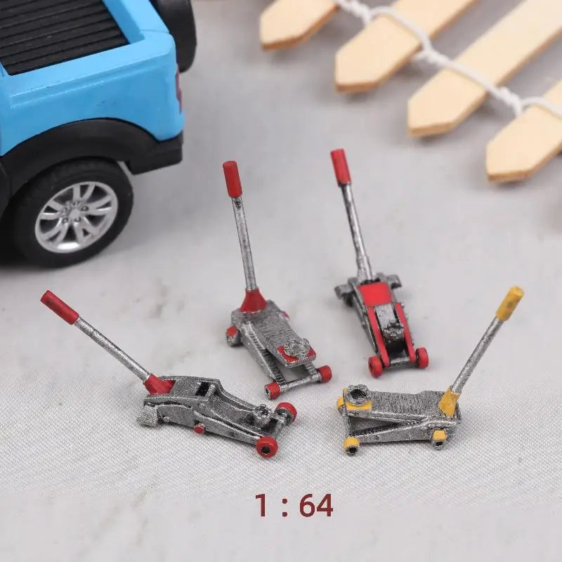 1 64 Scale Car Lifting Jack Model Modification Garage Repair Qme