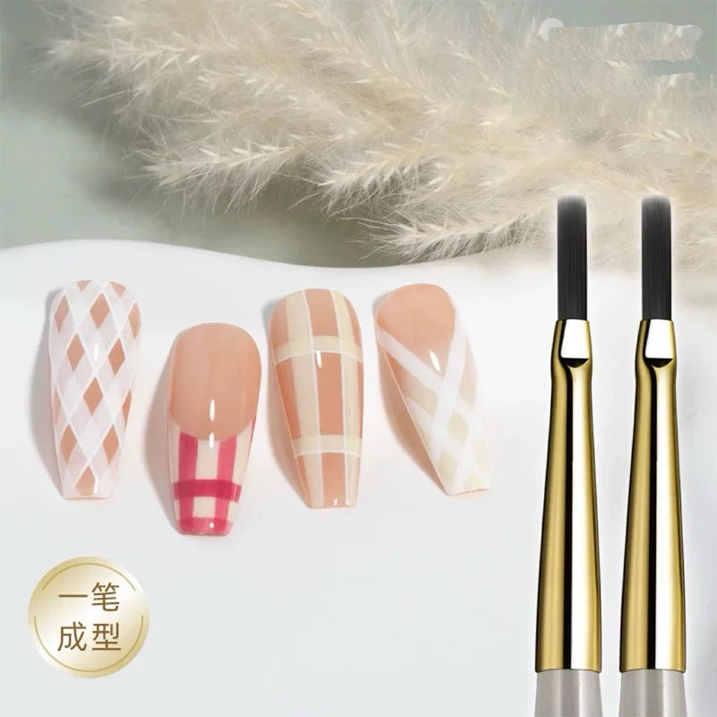 DIY Design Manicure Nail Art Painting Brush Acrylic Lines Pen Stripes Qme