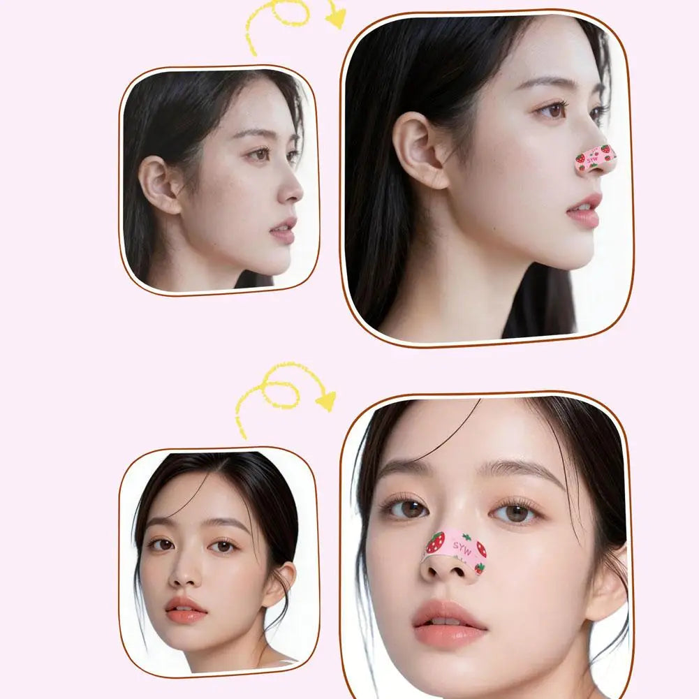 Flexible Shaping Nose Strips Nose Patches For Rhinoplasty Shaping Corrector Strips Self-Adhesive Stickers For Daily Contouring Qme