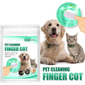 20 Pet Care Finger Cots, Dog and Cat Dental Cleaning Finger Cots, Fresh Breath and Plaque Reduction Qme Default Title