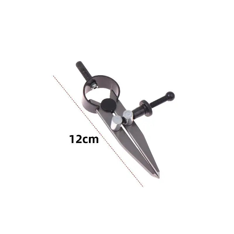 Adjustable Compasses Gauges Leathercraft Line Marking Gauge Wing Divider Rotating Scratch Gauge Handcraft Leather Tool Qme 75MM