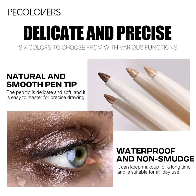6-color Eye-reclining Pen Highlighter Brighten Eyes Eyeshadow Eye Qme