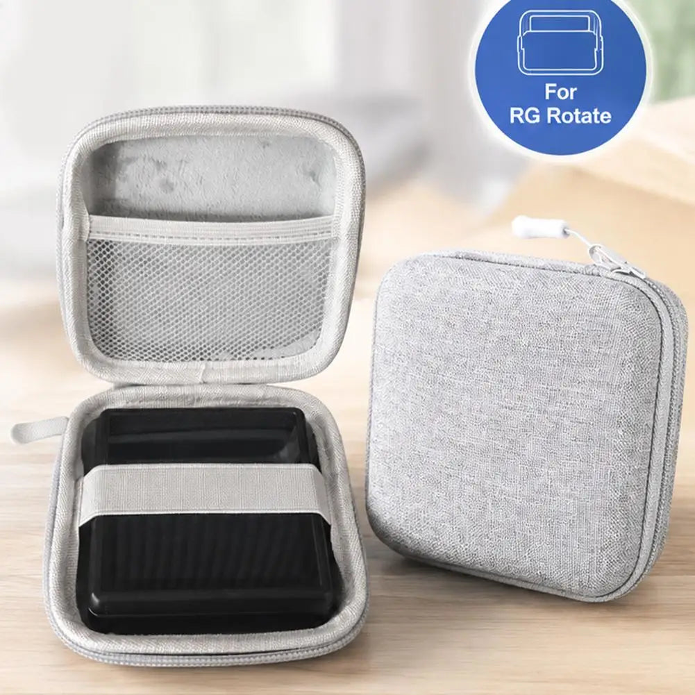 Portable Carrying Pouch Bag Box Case Anbernic RG Rotate Storage Qme