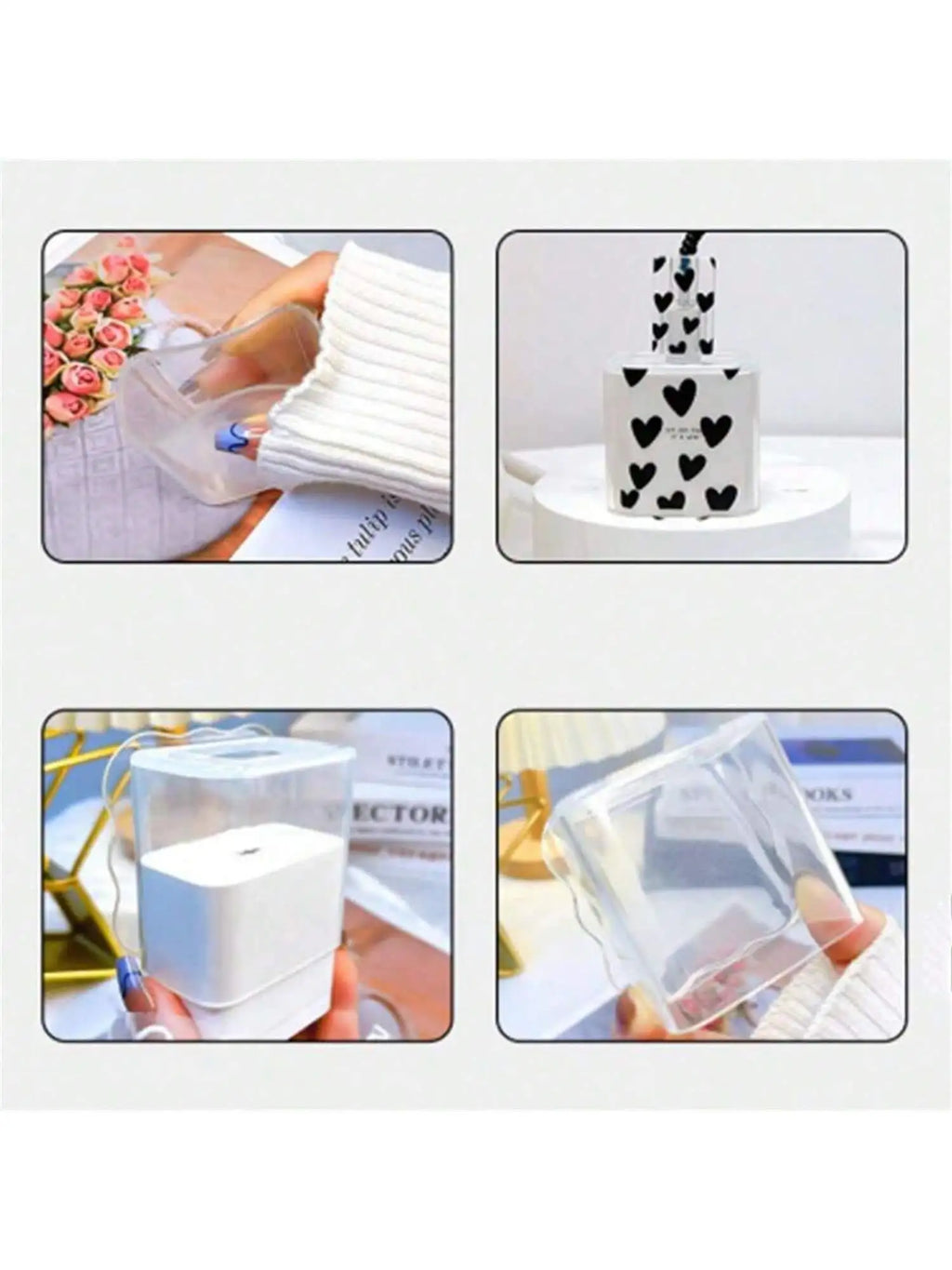 Cartoon Pattern 18w 20w Fast Charging Charger Protective Case Head Qme