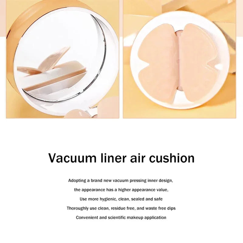 Air Cushion BB Cream Butterfly Powder Puff Moisturizing Foundation Qme