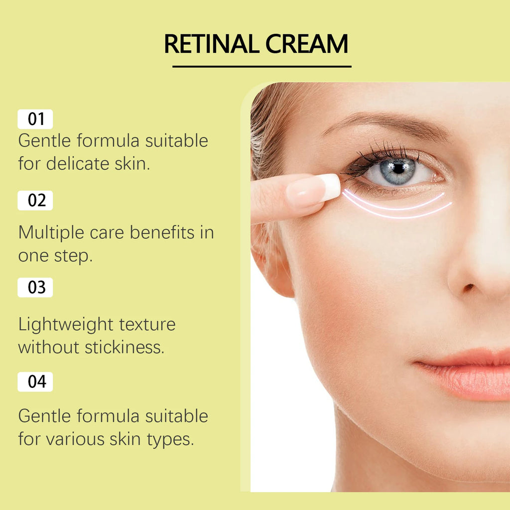 Retinol Cream Smoothing Wrinkle Firming Hydrating Barrier Support Radiant Fade Fine Lines Moisturizing Tightening Face Cream Qme