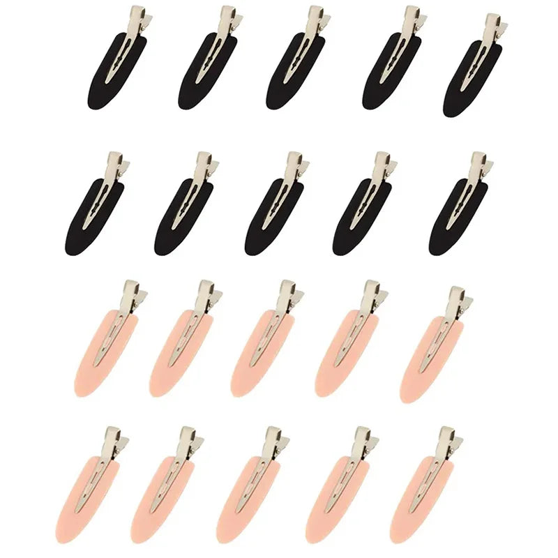 10pcs/set No Crease Basic Hair Clips For Women Girls Hair Styling Makeup No Bend Hairpins Barrettes Fashion Hair Accessories Qme 20pcs black pink