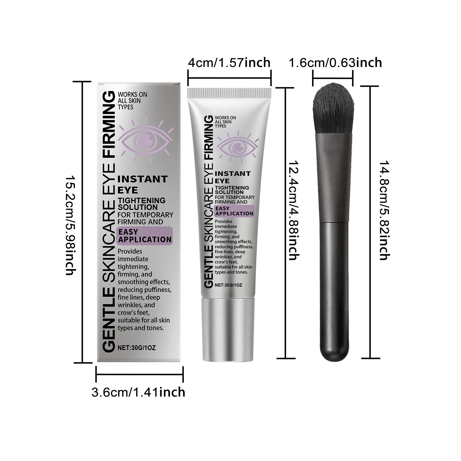 Firming Lifting Eye Cream Anti Wrinkle Moisturizing Removing Eye Bags Anti Puffiness Dark Circles Removal Firming Eye Care Qme Eye Cream 30g