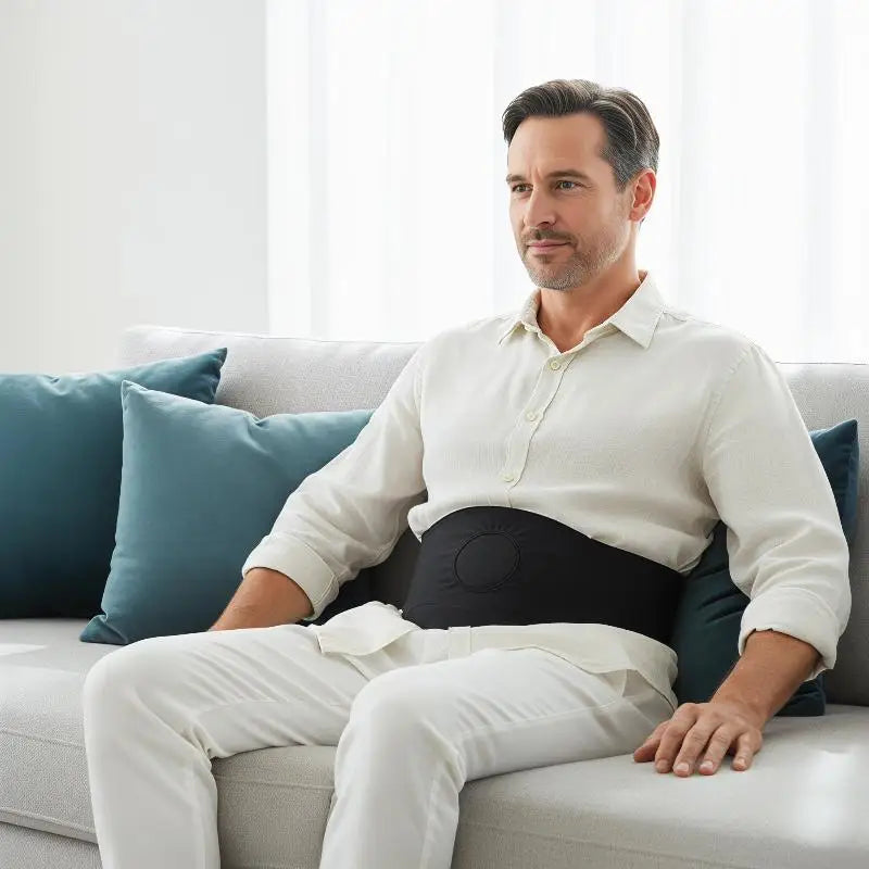Shower-friendly Ostomy Bag Protective Cover Belt Adjustable Qme