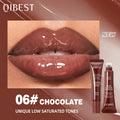 QIBEST 6 Colors Watery Crystal Jelly Lip Oil Balm Moisturizing Smoothing Lip Lines Jelly Pout Lip Gloss Glass Lip Glaze Cosmetic Qme 06