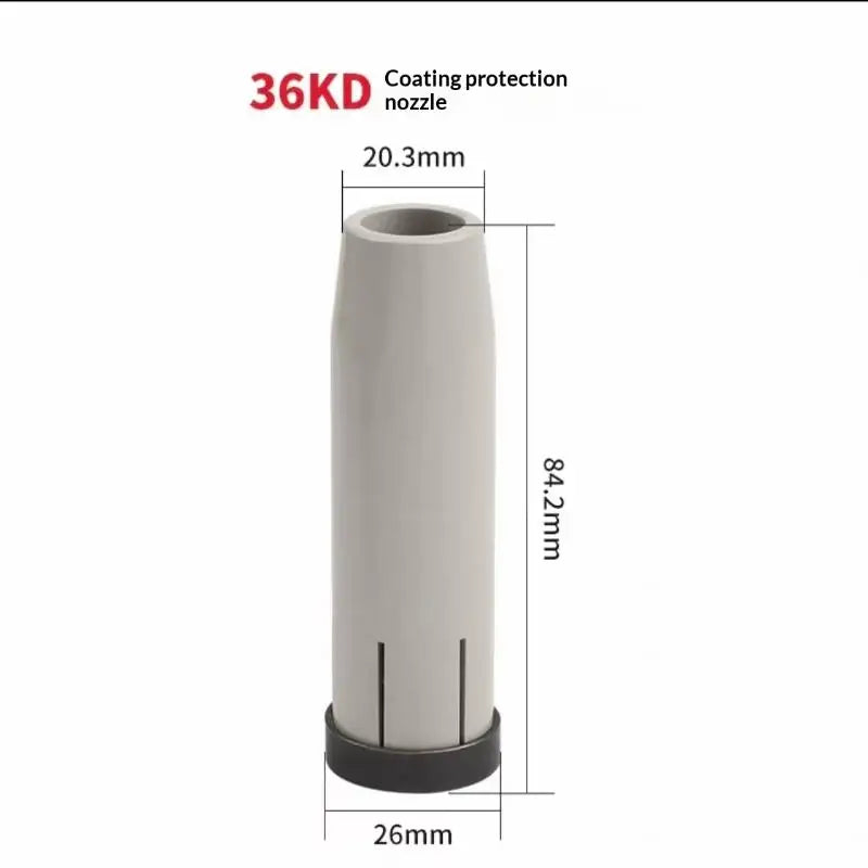 24/36KD New Coating Protection Nozzle MIG Torch Gas Nozzle Tip Holder Of 24/36KD MIG MAG Welding Torch Qme 36KD