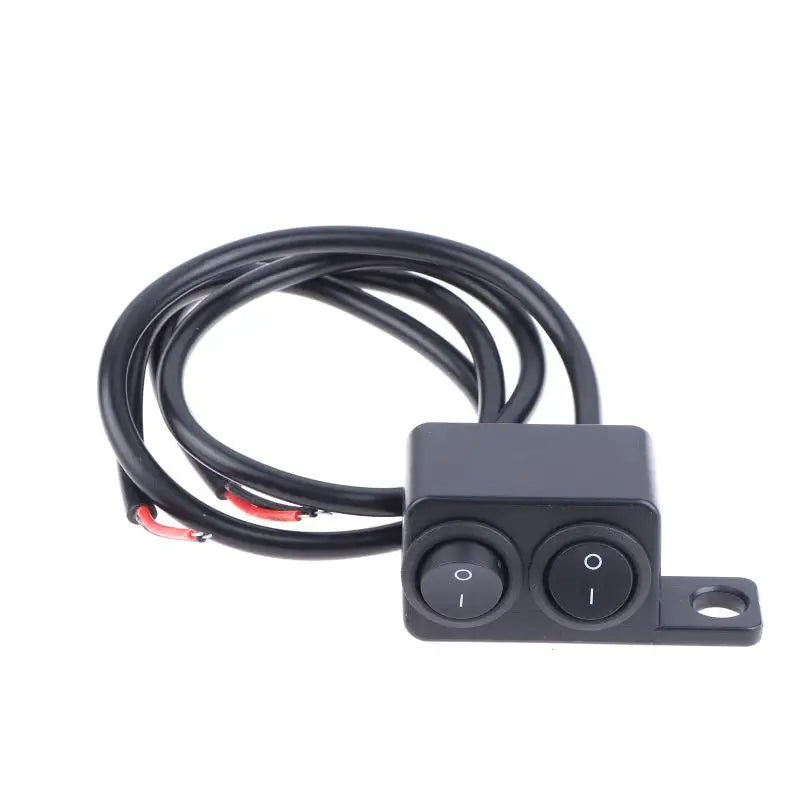 Push Light Off Button Waterproof Switch Motorcycle Switches Connector Qme right OF-OF