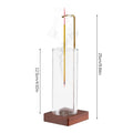 ^Incense Holder,Incense Holder For Sticks,Removable Glass Ash Catcher, Mess-Free Incense Burner,Meditation,Yoga,Spa Qme A