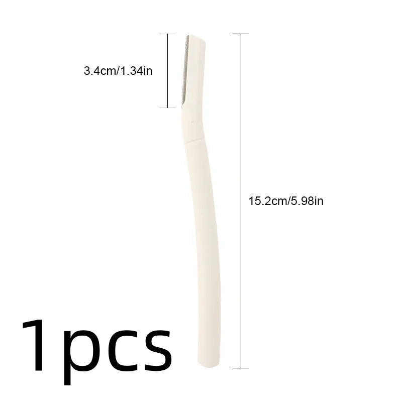 1/3/12pcs Wheat Straw Face Eyebrow Razor for Women Facial Dermaplane Razor Biodegradable Dermaplaning Tool Qme 1pcs