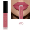 NICEFACE Hot Color Lip Gloss Waterproof Matt Lipgloss Lasting Nude Liquid Lipstick Cosmetic Sexy Women Lip Tint Makeup Lip Stain Qme 5