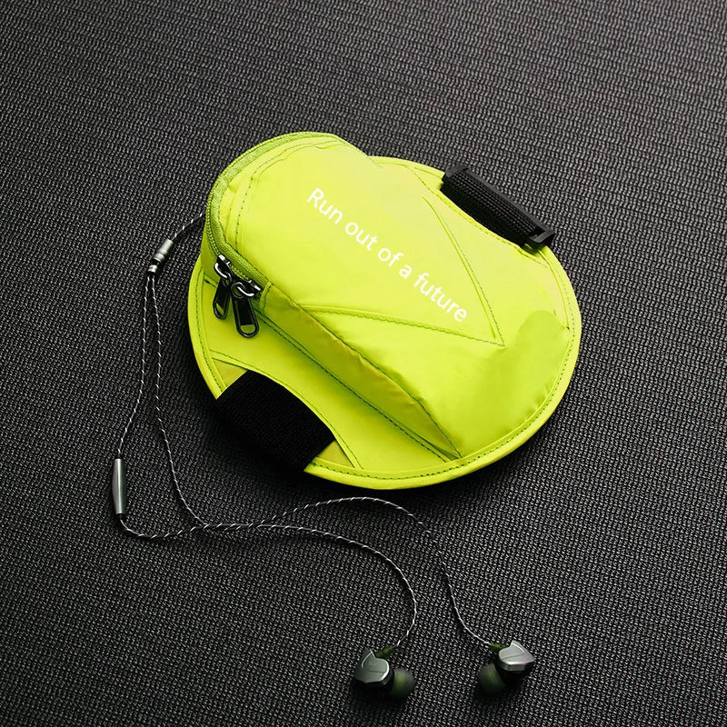 Outdoor Sports Running Lightweight Arm Phone Pouch Qme Yellow
