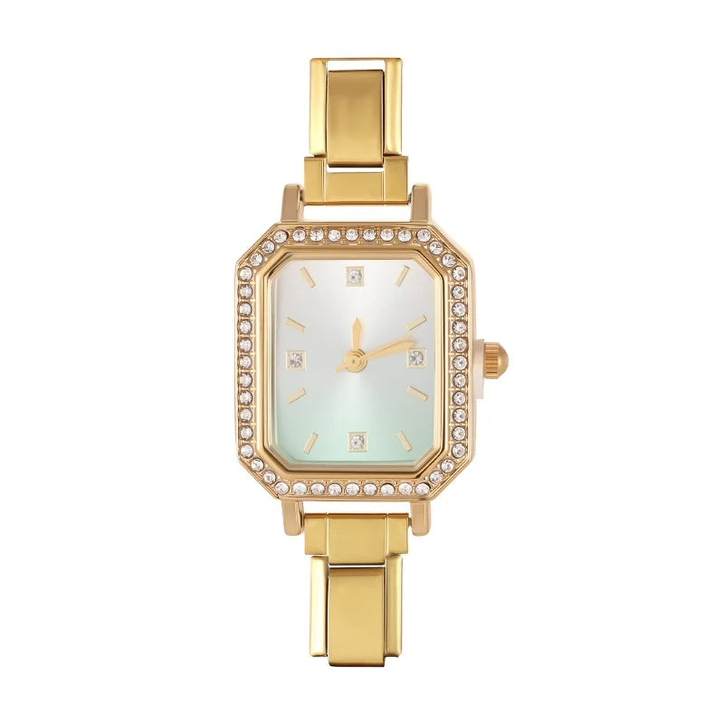 Butterfly Shape Numbers Dial Stainless Steel Watch Bracelet Men