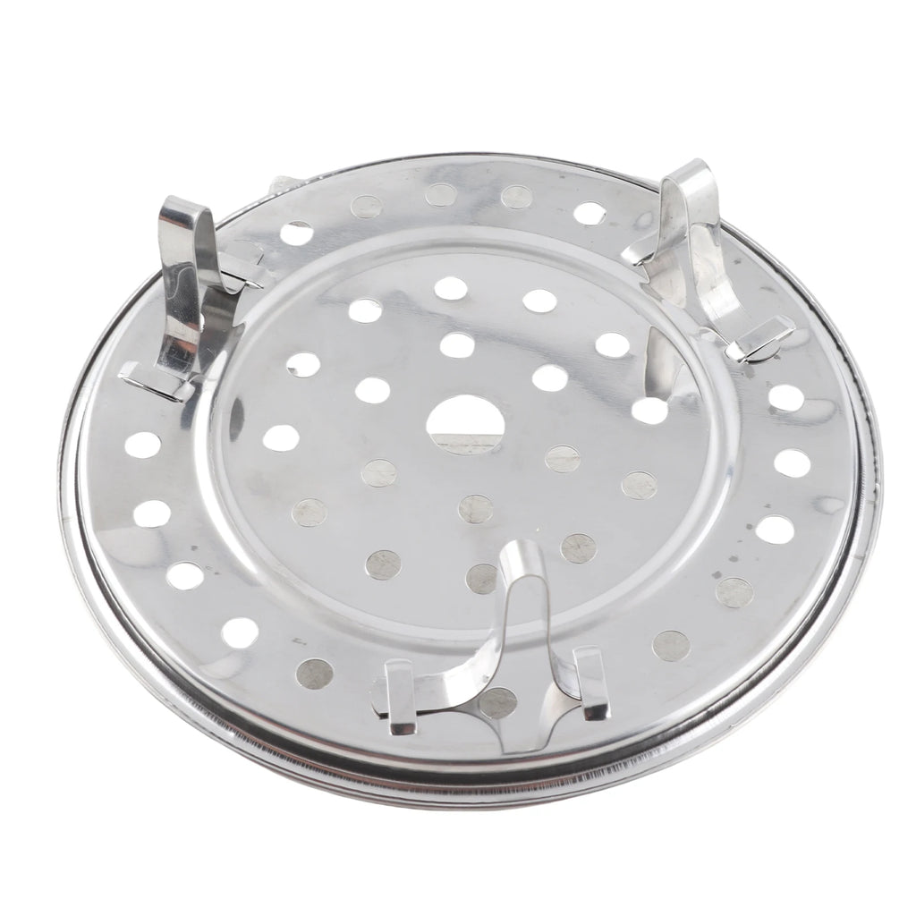 Steaming Rack with Removable Leg Stainless Steel Steam Tray Stand Cooking Bread Rack Kitchen Tool 18/20/22/24cm Qme