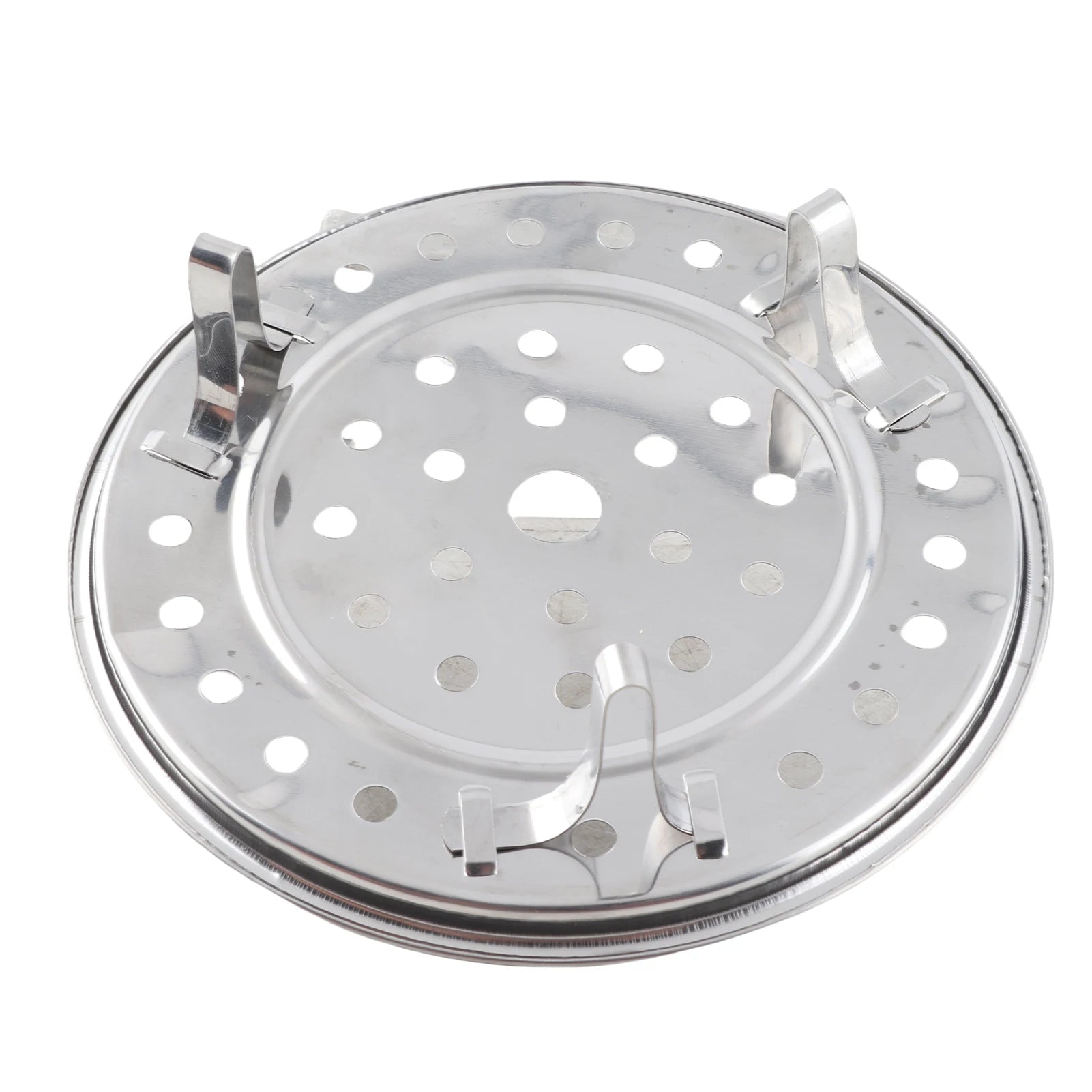 Steaming Rack with Removable Leg Stainless Steel Steam Tray Stand Cooking Bread Rack Kitchen Tool 18/20/22/24cm Qme