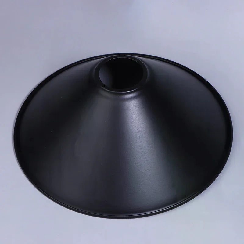 Black Iron Lampshade American Retro Industrial Style Chandelier Wall Lamp Table Lamp Lampshade For Restaurant Clothing Store Qme