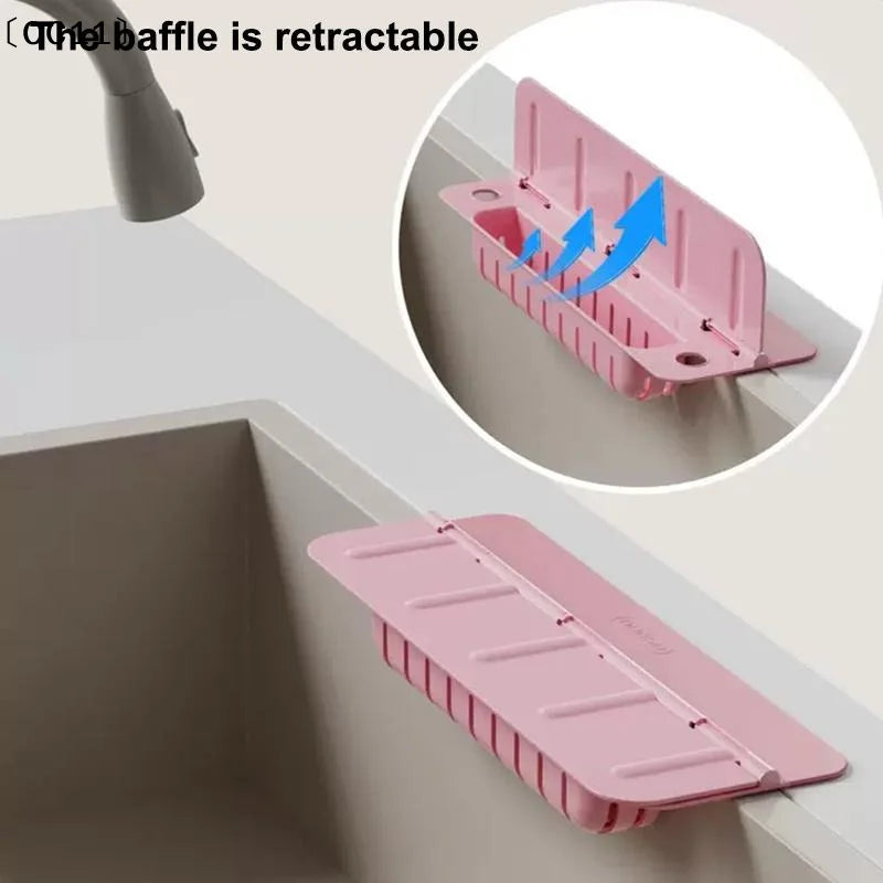 Silicone Sink Splash Guard Waterproof Splash-proof Design Drain Qme