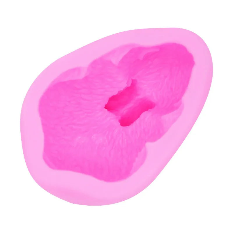 3D Rabbit Silicone Mold Creative Cute Plaster Ornament Candle Molds Qme A