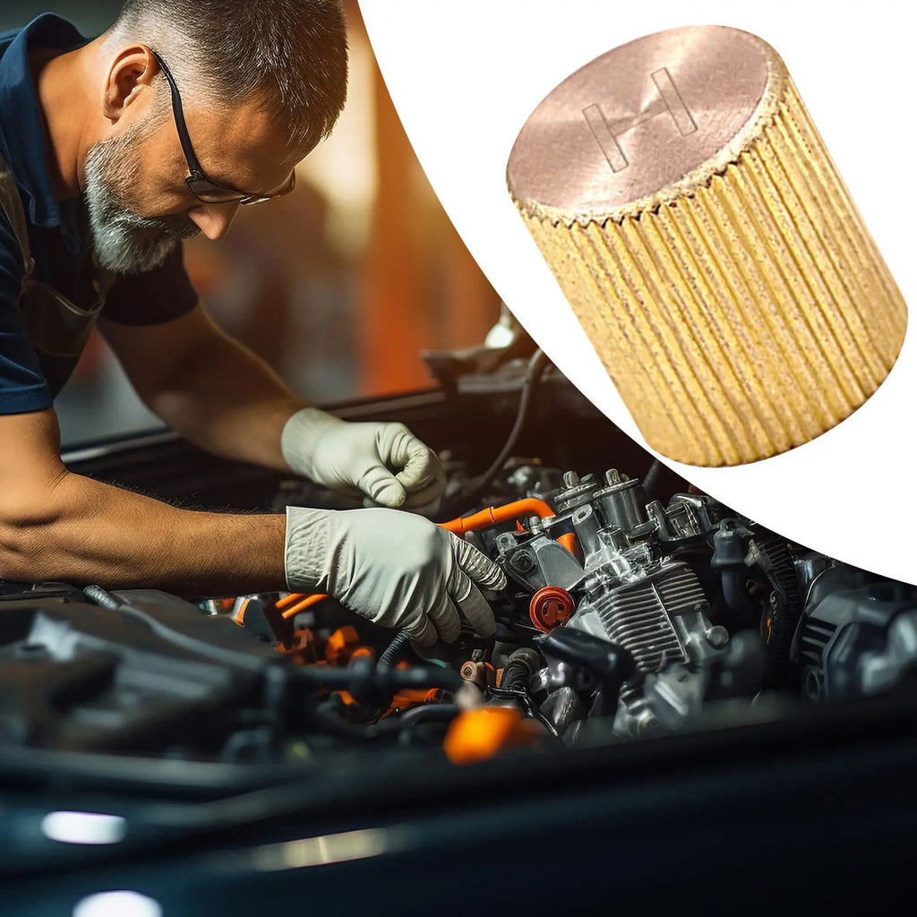 AC Service Valve Cap Leakproof Copper Dustproof Air Conditioner Cover Cap for Automotive Air Conditioner System Radiator Line Qme