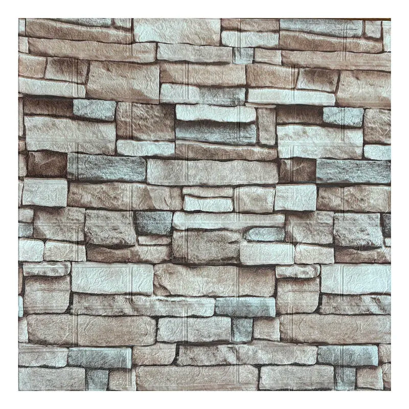 70cm High Quality DIY 3D Wallpaper Moisture Proof Modern Home Decoration Self-adhesive Waterproof Wall Stickers Brick Pattern Qme retro coffee 70CM X 10M