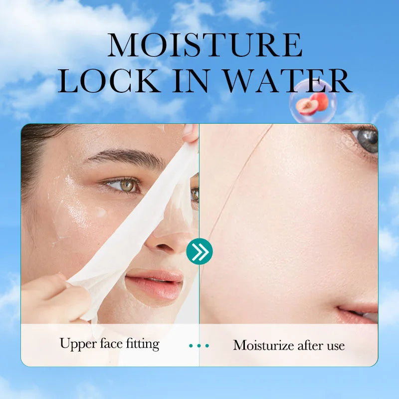 5-piece Moisturizing Facial Mask Natural Ingredients Replenish Skin Qme