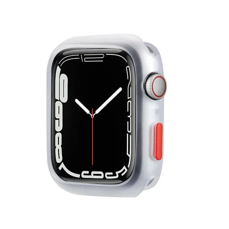 Candy Soft Silicone Case For Apple Watch Cover Ultra 9 8 7 6 Se 45mm 42mm 44mm 40mm 41mm 38mm rubber Protection watch for women Qme