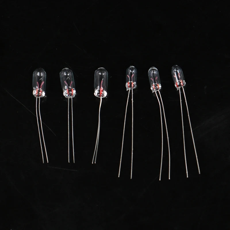 Miniature 3 6V 12V Lamp Light Bulb Edison Incandescent Filament Rice Qme